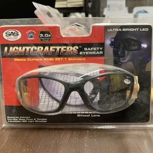 SAS 5420-20 LIGHTCRAFTERS, BIFOCAL LENS, SAFTY EYEWEAR UPC: 781311054226